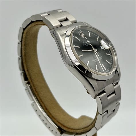 rolex oyster perpetual acciaio nero|rolex oyster perpetual case.